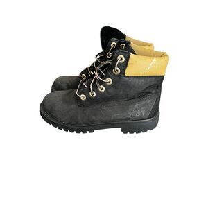 Timberland Waterproof Primaloft 200 Gram Black and Gold Boots
